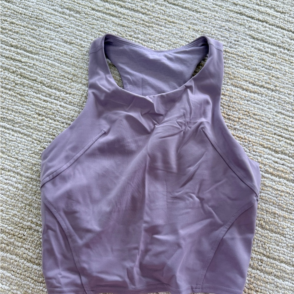 lululemon athletica Lavender Purple High-Neck Tank Top